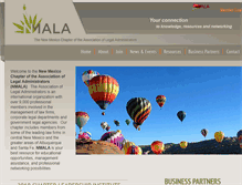 Tablet Screenshot of nmala.org